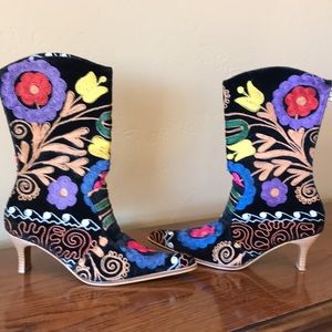 Beautiful embroidered boots